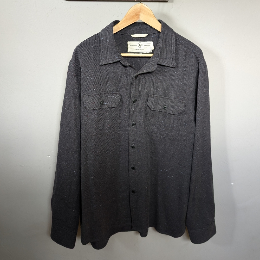 Rogue Territory Field Shirt Grey Rainbow Nep